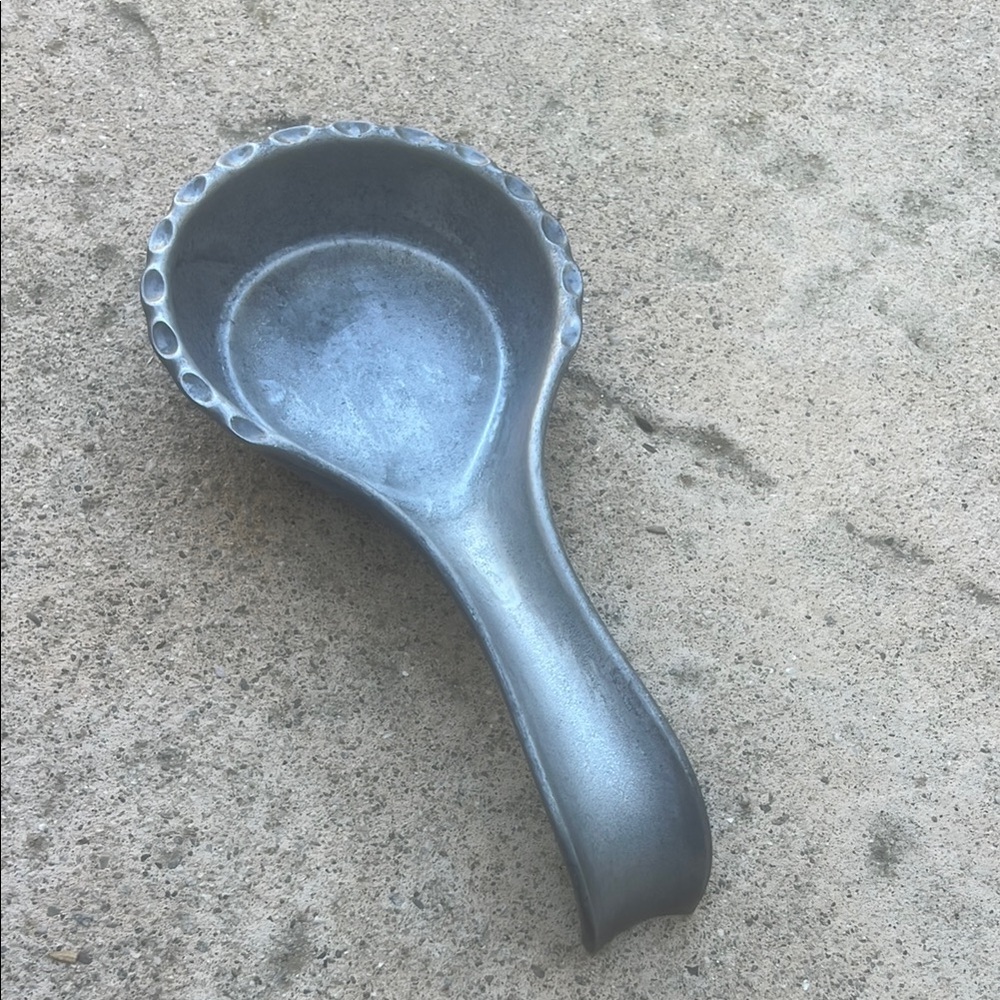 LENOX Butler's Pantry Silver Color Vintage Spoon Rest